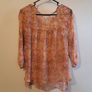 Womens sheer shirt